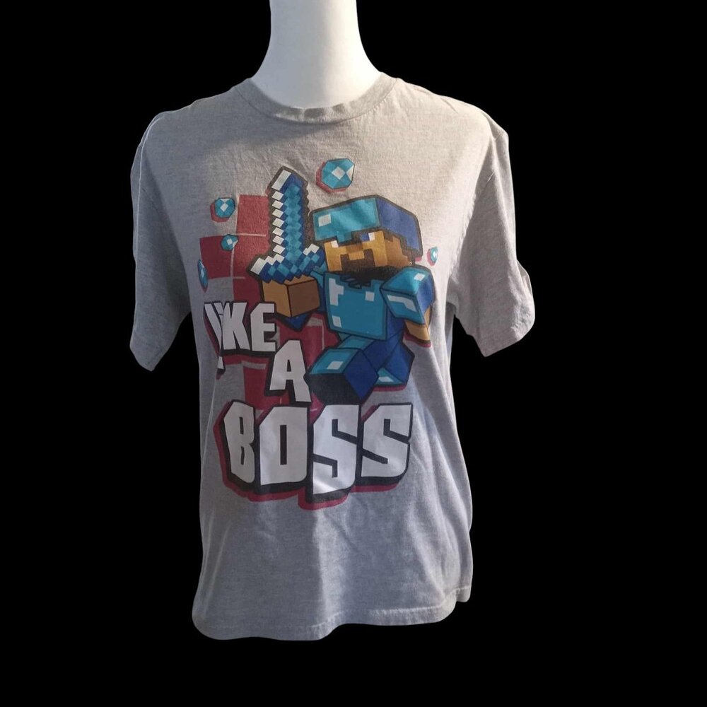 Mincraft Like A Boss T-shirt